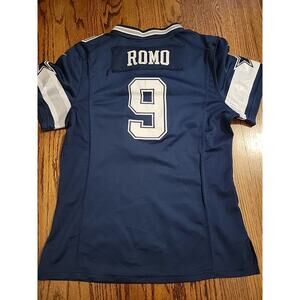 Nike Tony Romo Dallas Cowboys NFL Football Jersey Womens XL Top Ladies